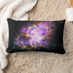 Crab Nebula Supernova Remnant Hubble Composite Lendenkissen