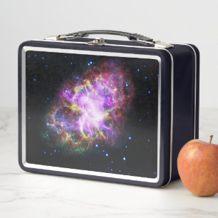 Crab Nebula Supernova Remnant Hubble Composite Metall Brotdose