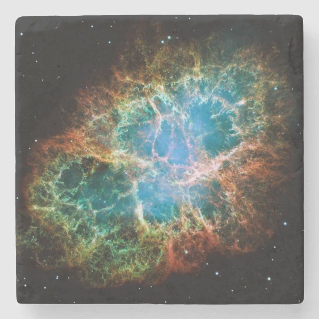Crab Nebulae Space Astronomy Science Photo Steinuntersetzer (Vorderseite)