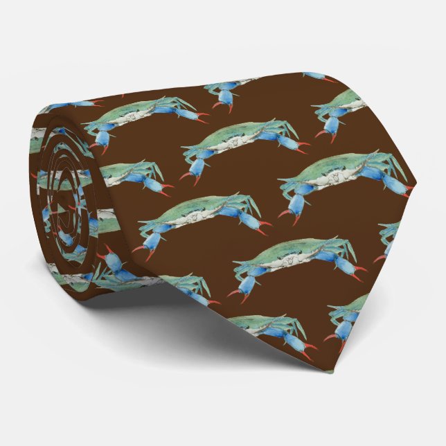 Crab Neck Tie Krawatte (Gerollt)