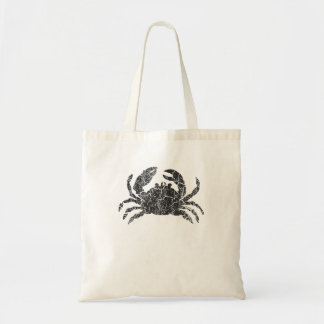 Crab Not Print - Vintag Crab Tragetasche