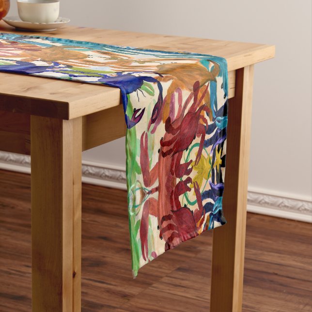 Crab Party große Tischläufer (Beispiel)