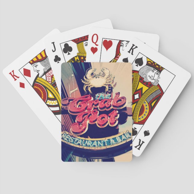Crab Pot Restaurant Spielkarten (Rückseite)