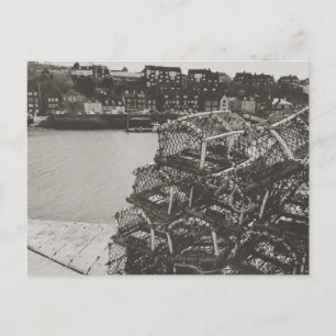 Crab Pots, Whitby Hafen, North Yorkshire. Postkarte