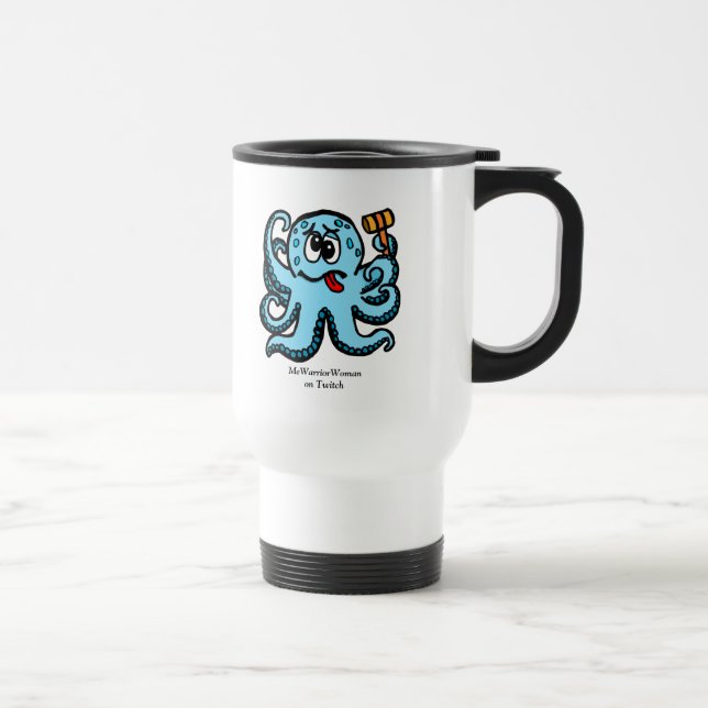 Crab Royalty, Coffee, MeWarriorFrau auf Twitch Reisebecher (Rechts)