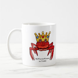 Crab Royalty, MeWarriorFrau auf Twitch Kaffeetasse