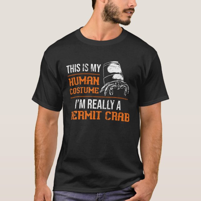 Crab Sea Animal Lover Aquarist Gift Hermit Crab T-Shirt (Vorderseite)