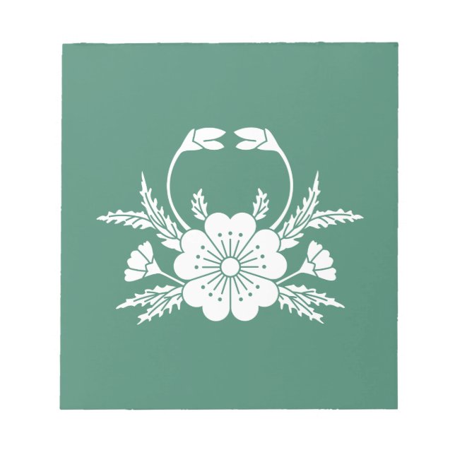 Crab-shaped cherry blossom (EDO) Notizblock (Vorderseite)