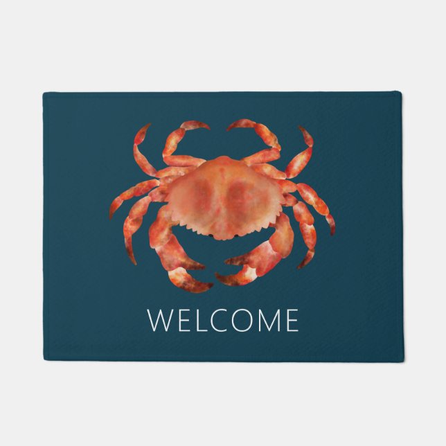 Crab Welcome Fußmatte (Vorderseite)