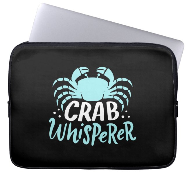 Crab Whisperer Laptopschutzhülle (Vorderseite)