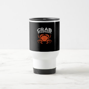 Crab Whisperer Vintag Crabbing Reisebecher