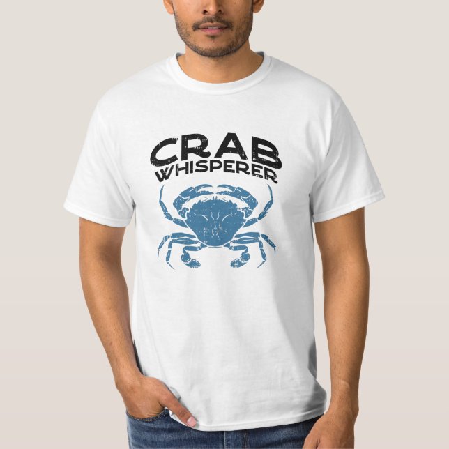 Crab Whisperer Vintag Crabbing T-Shirt (Vorderseite)