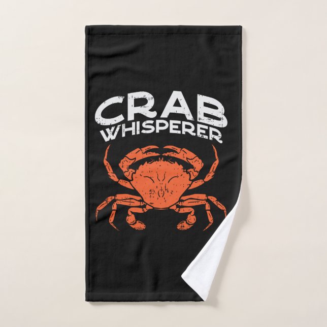 Crab Whisperer Vintag Handtuch (Handtuch)