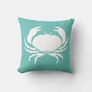 CRAB WHITE nur blaues Kissen