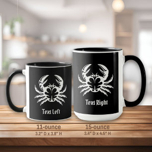 Crab White Tasse