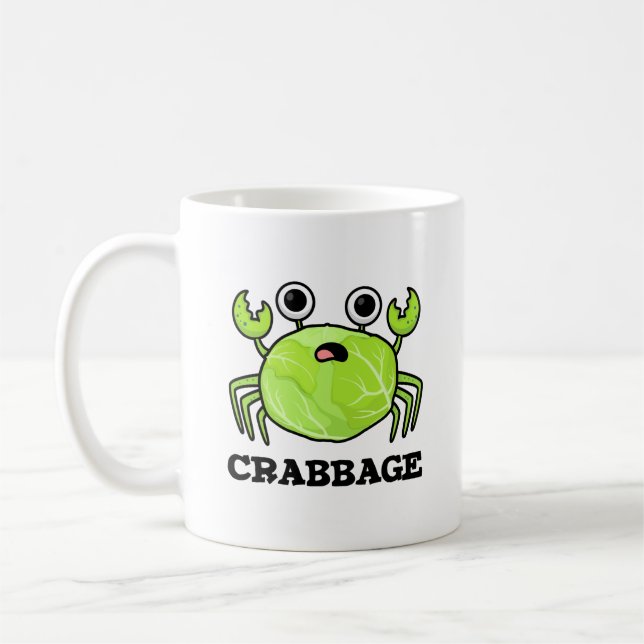 Crabbage Funny Cabbage Crab Pub Kaffeetasse (Links)