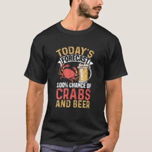 Crabbing Crabs und Bier Crab Junter T-Shirt