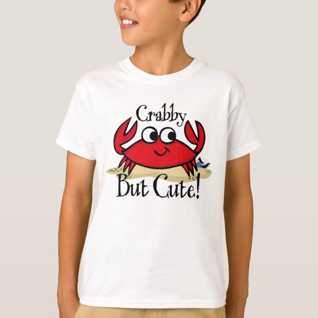 Crabby aber niedliches KinderShirt T-Shirt (Vorderseite)