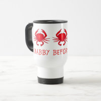 Crabby Before Coffee Red Baltimore Maryland Crab