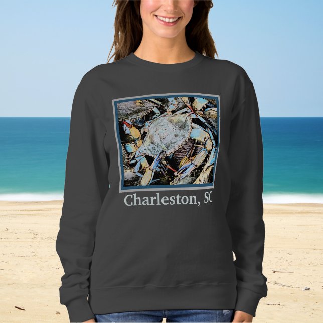 Crabby Crab Charleston South Carolina T - Shirt (Von Creator hochgeladen)