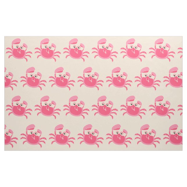 Crabby Crab Design Fabric Stoff (Fat Quarter (45,7 x 55,9 cm))