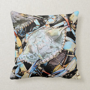 Crabby Crab Quadratzenkissen Kissen