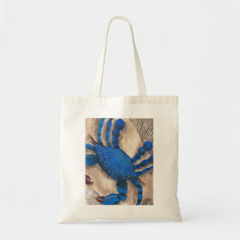 "Crabby Day" Blue Crab Budget Tasche