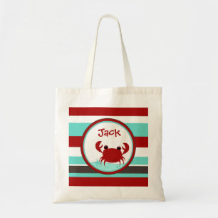 Crabby Freund-Jungen-personalisierte Tasche