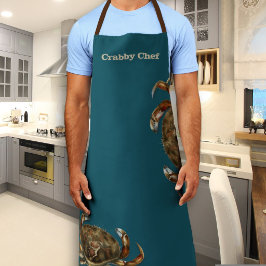 Crabby-Koch Vorlage für Schürze von Männern