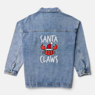 Crabby Santa Claws Weihnachtskids Jeansjacke