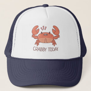 Crabby Today Fierce Crab Bad Mood Truckerkappe