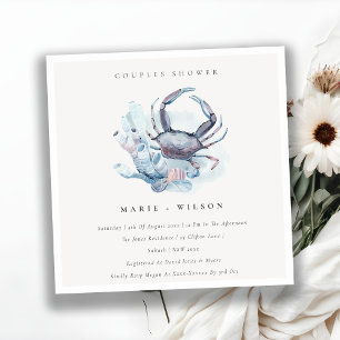 Crabe bouché Corail Couples nautiques Invitation d