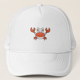 Crabe comme cuire avec casquette de Cuisine