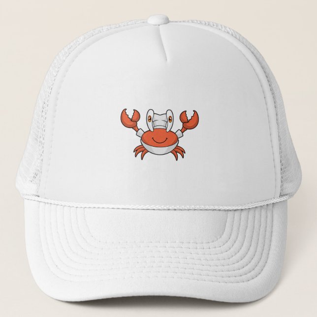 Crabe comme cuire avec casquette de Cuisine (Devant)