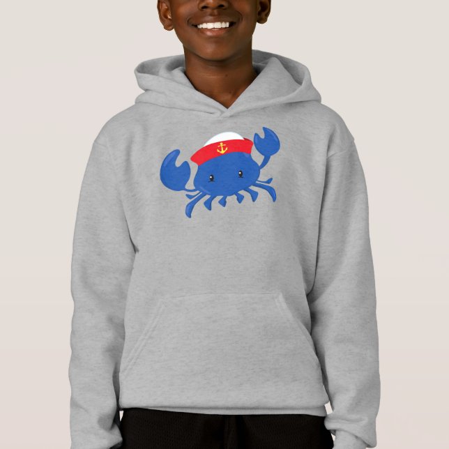 Crabe marin, Crabe mignon, Casquette marin, Mer, V (Devant)