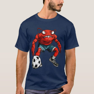 crabe soccer / joueur de football crabe T-shirt