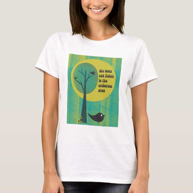 Crabgrass-Vogel-T - Shirt (Vorderseite)