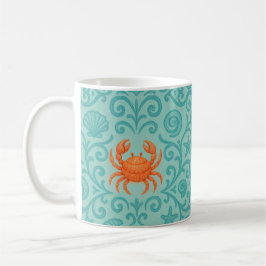 Crabs Ornamental Symphony Kaffeetasse
