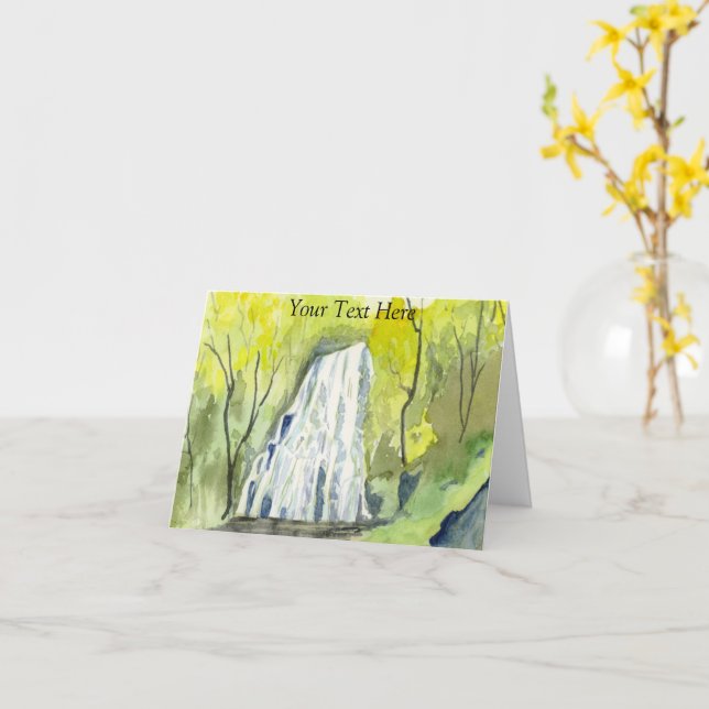 Crabtree Falls Karte (Gelbe Blume)