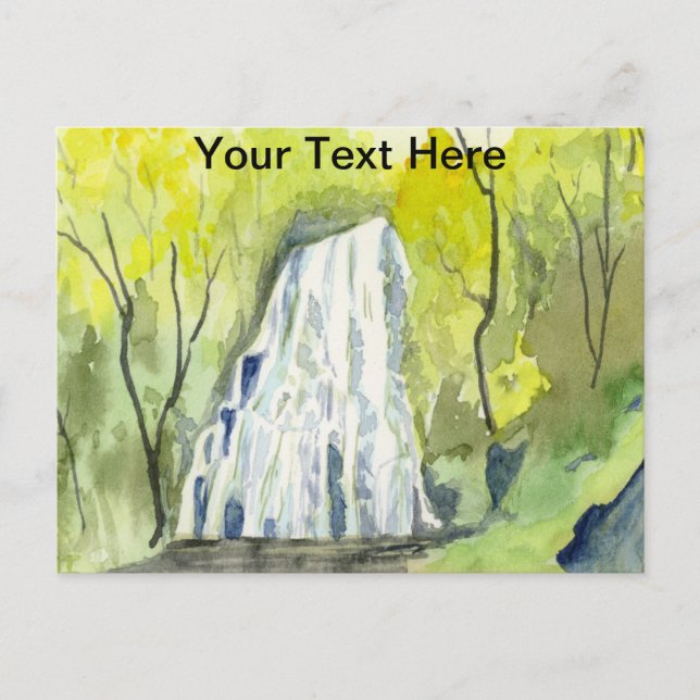 Crabtree Falls Postkarte (Vorderseite)
