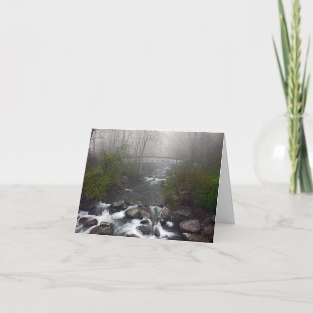 crabtreefalls Brücke Karte (Vorderseite)