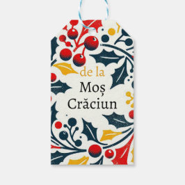 Craciun fericial - Rumänisch - Mos craciun wreat Geschenkanhänger