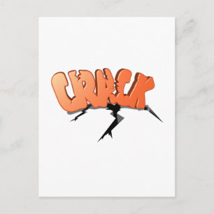 Crack Postkarte