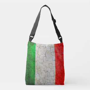 Cracke-Flagge in Italien Tragetaschen Mit Langen Trägern