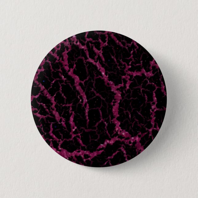 Cracke Space Lava - Glitzer Fuschia Button (Vorderseite)