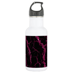 Cracke Space Lava - Glitzer Fuschia Edelstahlflasche
