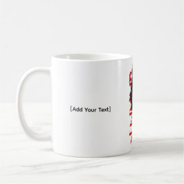 Cracked Classical Bust Trash Polka Art Mug
