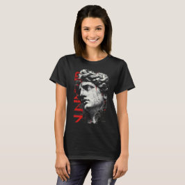 Cracked Classical Bust Trash Polka Women's T-Shirt