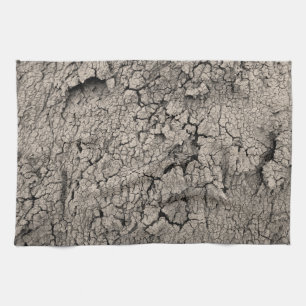 Cracked Earth Dirt Cool Textur Handtuch