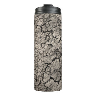 Cracked Earth Dirt Cool Textur Thermosbecher